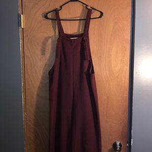 Maroon jumpsuit